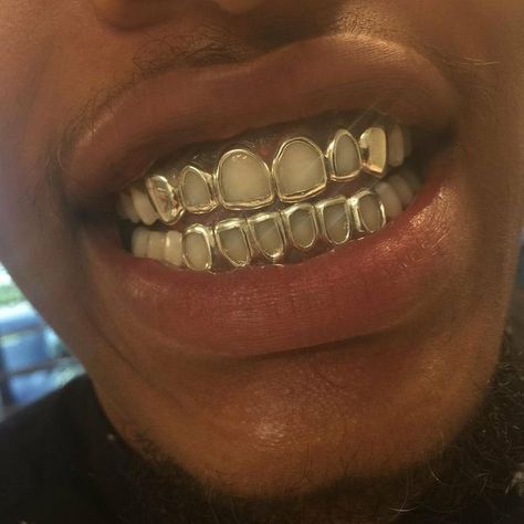 Gold Teeth Grills, Open Face Grillz, Pretty Teeth, Silver Grillz, Dental Jewelry, Grillz Teeth, Gold Grill, Diamond Teeth, Dope Jewelry Accessories