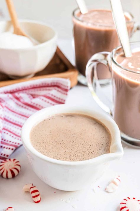 Homemade Peppermint Mocha Coffee Creamer Recipe Mocha Coffee Creamer Recipe, Mocha Creamer Recipe, Peppermint Mocha Coffee Creamer, Peppermint Coffee Creamer, Peppermint Mocha Coffee, Pumpkin Coffee Creamer, Homemade Peppermint Mocha, Peppermint Mocha Creamer, Mocha Creamer