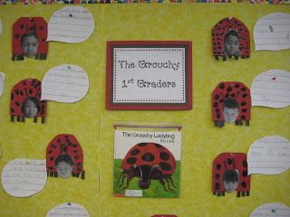 Finally in First: The Grouchy Ladybug Ladybugs Kindergarten, Grouchy Ladybug Activities, The Grouchy Ladybug, Eric Carle Classroom, Eric Carle Activities, Grouchy Ladybug, Ladybug Theme, Insects Theme, Non Fiction Books