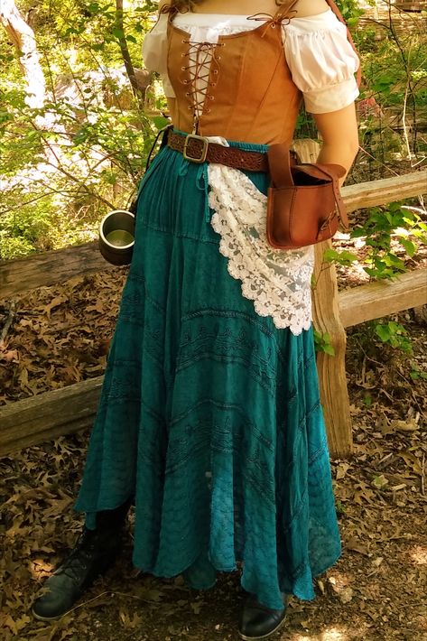 Sakkas Ivy Maiden Boho Skirt  #renfaire #renaissancefestival #scarborough #outfit #cute #ad #ads Womens Ren Faire Outfit, Green Ren Faire Outfit, Ren Faire Outfits Diy, Renfair Outfits, Renfaire Outfit Ideas, Simple Ren Faire Outfit, Plus Size Ren Faire Costume, Diy Ren Faire Costume, Casual Ren Faire Outfit