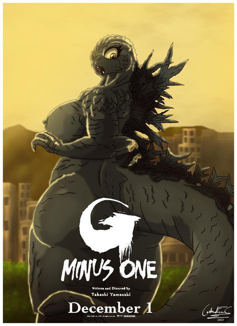 Godzilla Minus One Kaiju Girls Godzilla, Godzilla Minus One Drawing, Minus One Godzilla, Missi Zilla, Godzilla Minus One Art, Fem Godzilla, Scp 1471 Female, Godzilla Oc, Godzilla Minus One