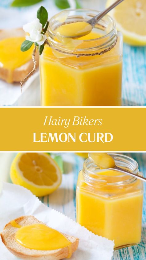 Hairy Bikers Lemon Curd Lemon Curd Pancakes Recipe, Rhubarb Curd, Lemon Jam, Easy Lemon Curd, Lime Curd, Canning Ideas, Cooking Mama, Lemon Curd Recipe, Curd Recipe