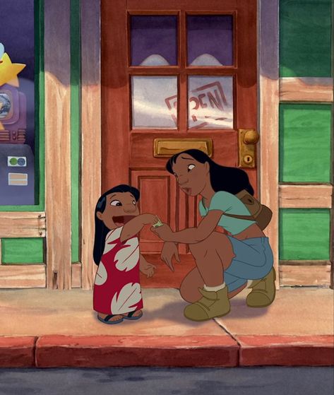 Nani And Lilo, Big Sister Little Sister Aesthetic, Lilo And Nani, Aesthetic Mom, Lilo And Stitch 2002, Michael Ronda, Big Sister Little Sister, Lilo Y Stitch, Disney Bound Outfits