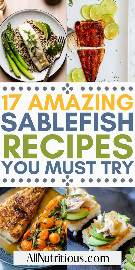 Take your love for seafood to the next level with these interesting fish recipes. Upgrade your meal plan with these dinner ideas using sablefish. You will find healthy meal ideas that the whole family will enjoy. Sablefish Recipes Baked, Sablefish Recipes, Interesting Fish, Fish Cooking, Sea Foods, Gourmet Meals, Healthy Meal Ideas, Black Cod, Cod Recipes