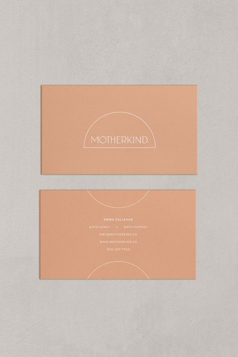 Minimal Modern Business Card Design for Doula & Birth Services Health Brand Identity, Psychologist Logo, Doula Logo, Minimal Logos Inspiration, Minimal Logo Design Inspiration, Minimal Icon, Life Coach Logo, Therapist Logo, Doula Business