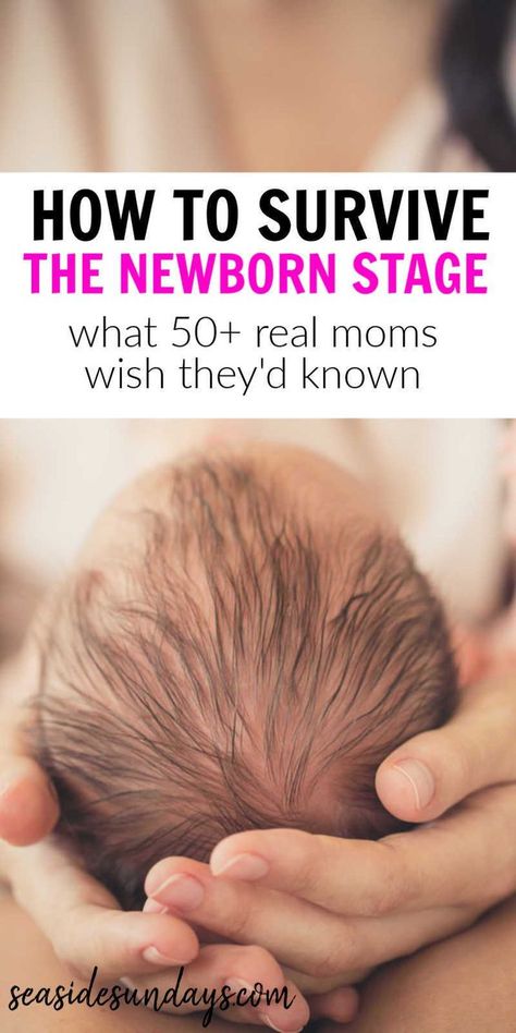 Baby tips and tricks for the newborn stage. New mom life can be a real struggle but these baby tips and tricks from experienced moms will make life so much easier! Includes tips for breastfeeding with a newborn, how to survive newborn sleep deprivation and even new mom self care advice as moms need to look after themselves too! Your postpartum experience doesn't have to be tough with these great newborn hacks. Newborn Must Haves, Newborn Stage, Newborn Baby Care, Newborn Baby Tips, Advice For New Moms, Newborn Hacks, First Time Parents, Real Moms, New Parent Advice