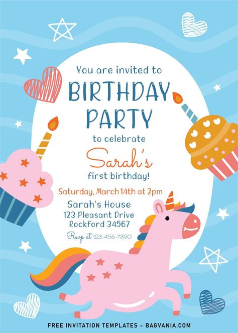 7+ Cute And Fun Birthday Invitation Templates For Kids Birthday Party | FREE Printable Birthday Invitation Templates - Bagvania Facade Ideas, Birthday Invitation Card Template, Online Party Invitations, Invitation Card Birthday, Hilarious Quotes, Fun Invitations, Birthday Party Invitation Templates, Kids Birthday Party Invitations, Party Invitations Kids