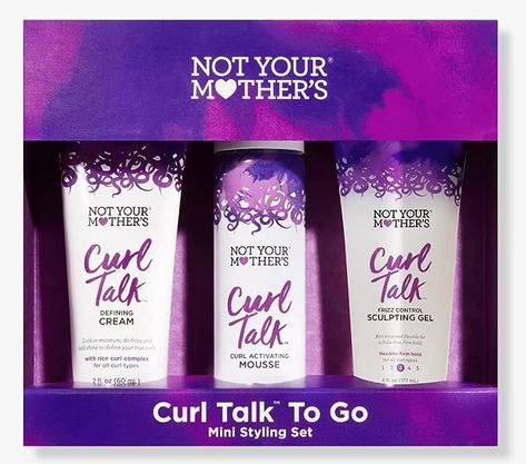 Not Your Mothers Curl Talk, Curl Talk, Not Your Mothers, Curl Defining Cream, Curly Hair Types, Hair Frizz, Long Lasting Curls, Curl Cream, Types Of Curls