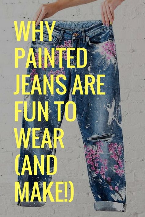 My friend has a pair of faded overalls hand-painted with  sunflowers, which I have always admired. Leave it to Blake Lively to get this  idea some press! Brit and Co put out a post about making these handmade jeans  yourself, and I think that the tutorial is spot on. Cloth Painting Ideas, Denim Decorations, Diy Dye Clothes, Corporate Party Ideas, Acquired Style, Best Affordable Hair Dryer, Diy Patches Embroidery, Denim Painting, Hair Dryer Brands