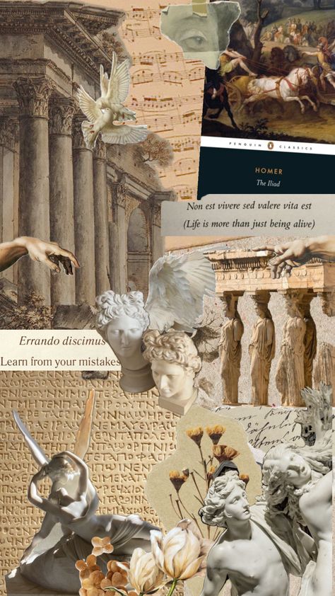 #fyp #fypshuffle #aestheticboard #aesthetic #vintage #vibes #wallpaper #books #art #quotes #greekmythology #greek #mythology #secondshuffle #ancientgreece #history #academia #academiaaesthetic #academiaesthetic Ancient History Wallpaper, Ancient Greece Aesthetic, Greece Wallpaper, History Wallpaper, History Journal, Wallpaper Books, Light Academia Aesthetic, Vibes Wallpaper, Greek History