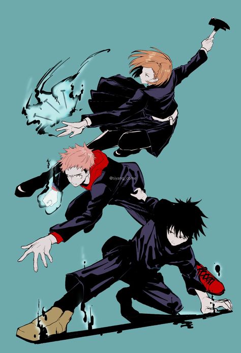 Jjk Trio, Ichigo Kurosaki Wallpaper, All Anime, Anime Background, Jujutsu Kaisen, Anime Fanart, Anime Memes, Jujutsu, Aesthetic Anime