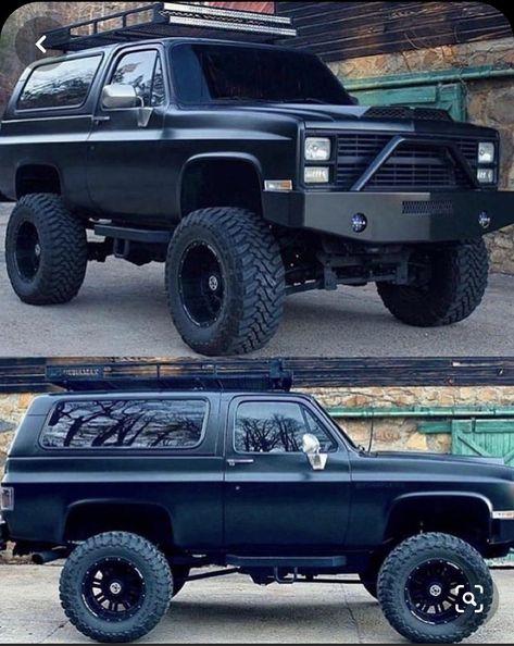 Jacked Trucks, Jeep Camper, Chevy Blazer K5, Classic Cars Trucks Chevy, Blazer K5, Tactical Truck, Chevy Blazer, Truck Bumpers, Lifted Chevy Trucks