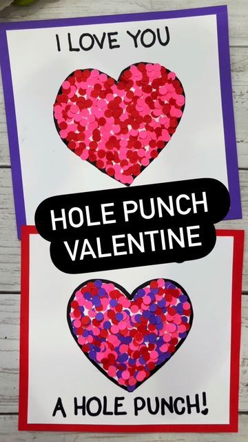 Kidscraftbarn on Instagram: "I LOVE YOU A HOLE PUNCH ❤️ Here’s everything you’ll need: ❤️ Paper ❤️ Hope punch ❤️ Glue ❤️ Marker Thank you all for being here 💙 I hope you try it out! Have an amazing day 🎊 #kidscrafts #craftsforkids #elementrycrafts #preschoolcrafts #kindergartencrafts #firstgradecrafts #teachersofinstagram #momsofinstagram #valentinesday #crafts #holepunchcrafts #hearts #easycrafts #diyforkids #papercrafts #diyvalentines #valentinesdaygift" I Love You A Hole Punch, Hole Punch Crafts, Ideal Classroom, First Grade Crafts, Diy Valentines Cards, Preschool Class, Have An Amazing Day, Handprint Crafts, Work Art