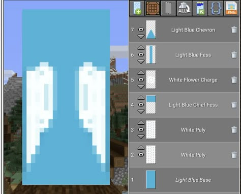 Angel Banner Minecraft, Sztandary Minecraft, Mincraft Baners, Stendardi Minecraft, Cute Banner Designs Minecraft, Minecraft Banner Ideas, Banners Minecraft, Cool Minecraft Banners, Minecraft Banner Patterns