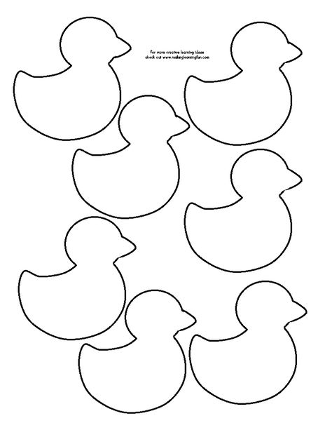 Duck Template Free Printable, Duck Template, Rubber Ducky Birthday, Letter D Crafts, Babby Shower, Duck Party, Farm Theme Preschool, Duck Crafts, Ducky Baby Shower