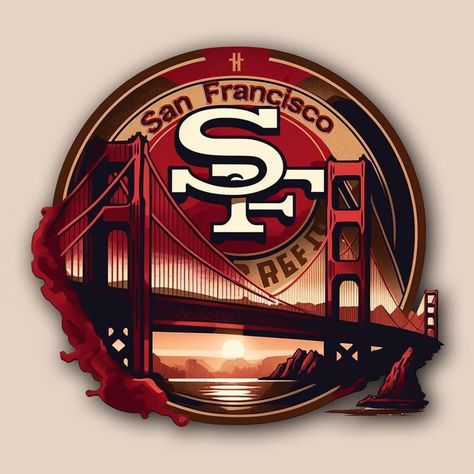 San Francisco 49ers Art, 49ers Images, 49ers Pictures, Dallas Cowboys Wallpaper, San Francisco 49ers Logo, Football Crafts, Forty Niners, San Francisco 49ers Football, Nfl 49ers