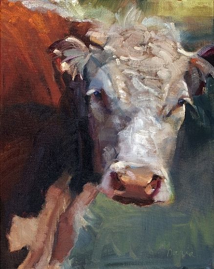 Outsider Oil Painting Inspiration, Cow Painting, Cow Art, A Cow, Paintings I Love, Canvas Art Wall Decor, Western Art, Fine Art Gallery, Canvas Art Painting