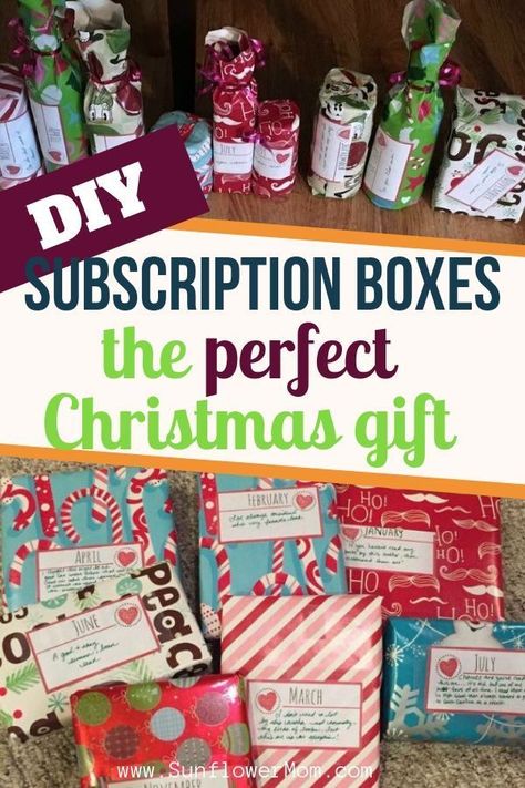 Diy Subscription Box, Christmas Coupons, Subscription Boxes For Kids, Single Parents, Christmas Homemade, Gift Subscription Boxes, Give A Gift, Intentional Parenting, Monthly Subscription Boxes