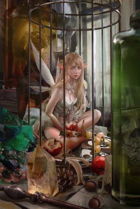 ArtStation - Alchemy, amber ye Urban Fantasy Writing, Neoclassical Art, Pixies Fairies, Fantasy Races, Beautiful Fairies, High Fantasy, Fairy Art, Fantasy Illustration, Magical Creatures