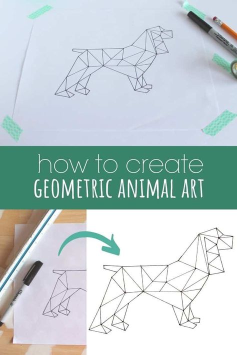 Charity Ideas, Geometric Art Animal, Parent Night, Foster Parent, Animal Art Projects, Polygon Art, Geometric Artwork, Geometric Shapes Art, Animals And Birds