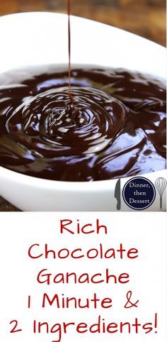 Ganache Recipe Easy, Spanish Hot Chocolate, Easy Chocolate Ganache, Cake Chorizo, Chocolate Ganache Recipe, Bakers Chocolate, Canned Frosting, Yoghurt Cake, Ganache Recipe