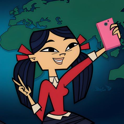 Kitty Pfp Total Drama, Kitty Ridonculous Race, Total Drama Pfps, Kitty Total Drama, Emma Total Drama, Total Drama Island Pfp, Tdi Icons, Total Drama Pfp, Tdi Characters