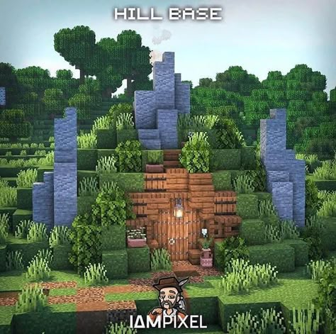 Minecraft Houses Tutorials, Minecraft Hus, Modern Minecraft Houses, Minecraft House Ideas, Minecraft Steampunk, Minecraft Interior Design, Minecraft Farm, Minecraft Cottage, Minecraft House Tutorials