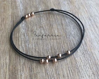 Cord Bracelet Diy, Waterproof Bracelet, Turquoise Anklet, Bridal Anklet, Wedding Anklets, Jewels Diy, Leather Necklaces, Wax Cord Bracelet, Bead Anklet