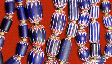 Rate This Article A History of Chevron Beads AKA Rosetta or Star Beads August 15, 2023 | Credit Above Photo: Thomas Chevron Beads, Star Mold, Jewelry Knowledge, Star Beads, Colonial America, Indian Crafts, Great Lengths, Gemstone Jewelry Handmade, Venetian Glass