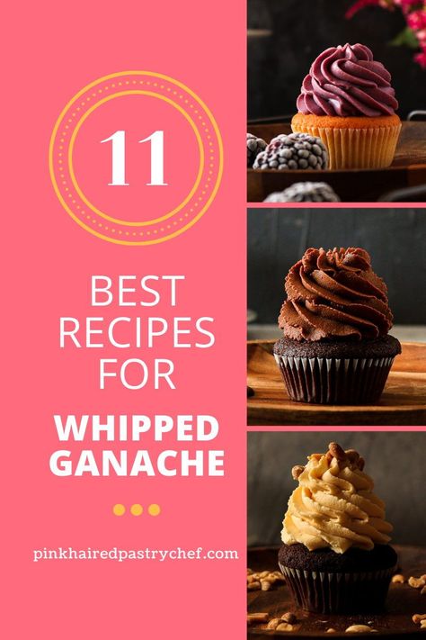 Best Chocolate Ganache Recipe, Flavoured Ganache Recipes, Flavored Ganache Recipe, Whipped Ganache Recipe, Whipped Vanilla Bean Ganache, Vanilla Ganache Recipe, Whipped Ganache Filling, Ganache Flavors, Amaretto Ganache