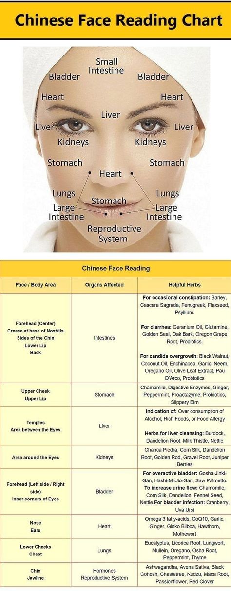 Why am I breaking out?! (Chinese Face Mapping) Chinese Face Map, Chinese Face Reading, Reading Chart, Face Mapping Acne, Forehead Acne, Body Toxins, Candida Overgrowth, Face Mapping, Face Reading