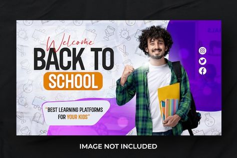 Youtube Video Thumbnail, Open Enrollment, About School, Admission Open, Video Thumbnail, Thumbnail Design, Youtube Banner, School Education, Youtube Thumbnail