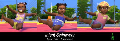 Infant Swimsuit, Sims 4 Infant, Cute Swimwear, Baby Swimsuit, Baby Swimwear, Splash Pad, Sims 4 Cas, Sims 4 Game, Kids Swimwear