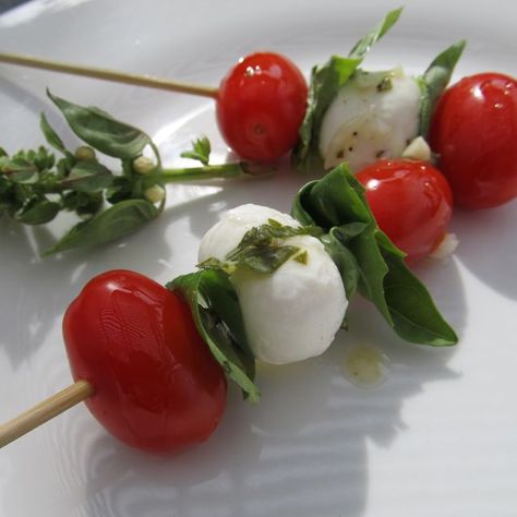 Fresh Ideas... : Engagement Party Appetizer Menu Lcbo Recipes, Engagement Party Appetizers, Pesto Oil, Mozzarella Bites, Mediterranean Diet Snacks, Mediterranean Snacks, Mozzarella Balls, No Cook Appetizers, Olive Recipes