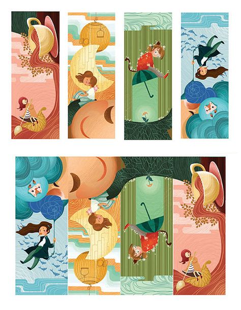 Bookmark Illustration, Illustration Book, Book Illustration Art, Illustration Character, Up Book, Illustrations And Posters, Book Inspiration, Children's Book Illustration, Children Illustration