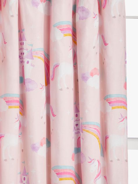 Unicorn Curtains, Unicorn Bathroom, Unicorn Pencil, Drapery Hooks, Childrens Curtains, Sun Beams, Unicorn Bedroom, Curtain Pole, Types Of Curtains