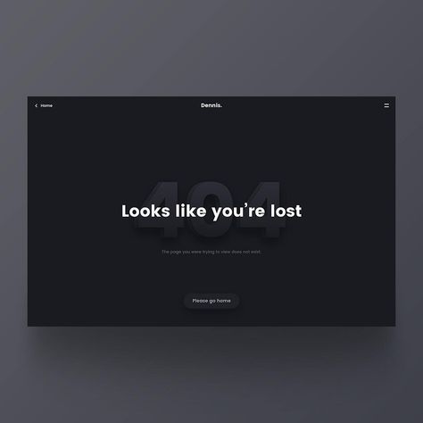 Dennis Snellenberg on Instagram: “Looks like you’re lost. UI Challenge. #008 404 page - #sketch #userinterface #graphicdesign #online #animation #mobile #code #website #web…” Mobile Code, Minimal Website Design, Ui Website, About Us Page, Web Inspiration, Landing Page Design, Web Design Inspiration, Ui Ux Design, Design Reference