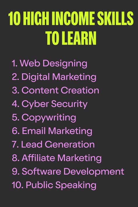 🌟 Unlock Your Potential: Top 10 High-Income Skills for 2023 🌟 Are you ready to supercharge your career and boost your earning potential? 💼💸 It's time to embrace the future and acquire the in-demand skills that will set you apart in 2023. 🔗 Pin it now, plan your success, and tag your friends who are ready to level up their careers! Let's conquer the future together! 🌟💼💡 #HighIncomeSkills #CareerBoost #FutureSkills #LearnAndEarn #UnlockYourPotential High Income Skills 2023, High Demand Skills In Future, High Demand Skills In 2023, High Income Skills To Learn In 2024, High Income Skills To Learn In 2023, Skills To Learn In 2023, High Demand Skills, High Income Skills To Learn, Future Skills