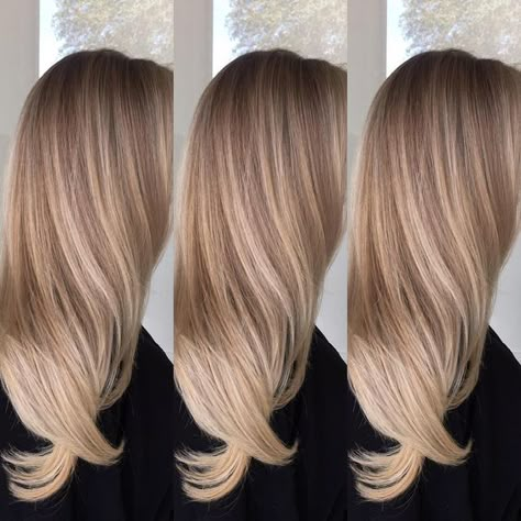 Balayage For Long Hair, Blond Cenușiu, Balayage Straight, Balayage Straight Hair, Balayage Blond, Hair With Highlights, Blond Balayage, Balayage Blonde, Dirty Blonde Hair