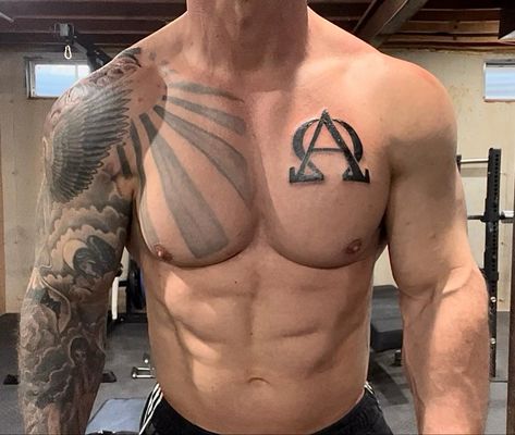 Alpha Tattoo Men, Alpha Tattoo Ideas, Alpha Omega Tattoo Design, Alpha Tattoo, Omega Tattoo, Alpha Beta Omega Tattoo, Alpha And Omega Tattoo, Alpha Omega Symbol, Alpha Beta Omega