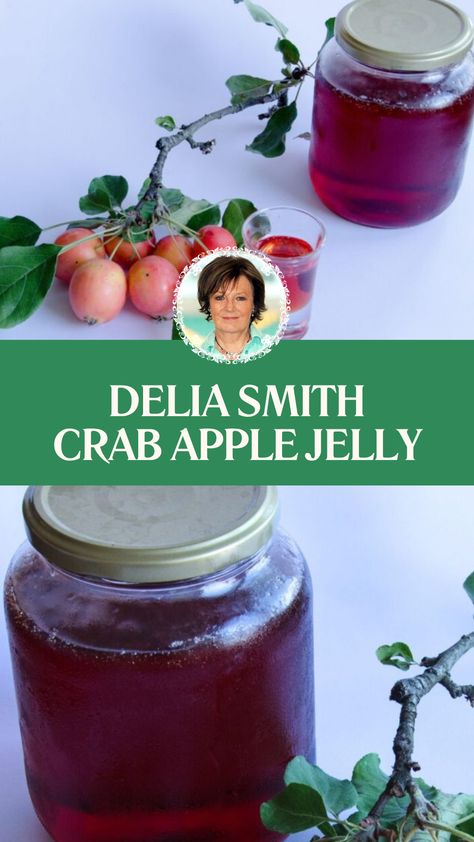 Delia Smith Crab Apple Jelly Crab Apple Jelly Recipe, Apple Jelly Recipe, Crab Apple Recipes, Crab Apple Jelly, Crab Apples, Delia Smith, Apple Stock, Apple Jelly, Jelly Recipe