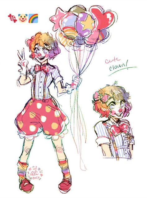 Cute Clown Drawing, Cute Clown Art, Clown Drawing, Clown Art, Emoji Challenge, Cute Clown, Deviantart, On Twitter