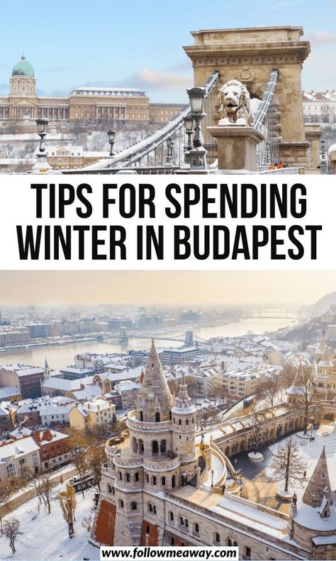 Budapest New Year, Winter In Budapest, Budapest Hungary Winter, Budapest Bucket List, Budapest In Winter, Budapest Checklist, Budapest January, Hungary Winter, Winter Budapest