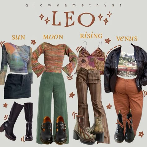 Leo Moon Outfits, Leo Venus Outfits Aesthetic, Leo In Venus Outfit, Leo Fashion Aesthetic, Leo Rising Outfits, Leo Rising Aesthetic Outfits, Leo Venus Outfit, Leo Aesthetic Outfit, Leo Rising Style