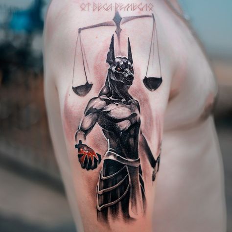 Tattoo Balance, Scales Tattoo, Starověký Egypt, Anubis Tattoo, African Tattoo, Libra Tattoo, Egypt Tattoo, Light Tattoo, God Tattoos