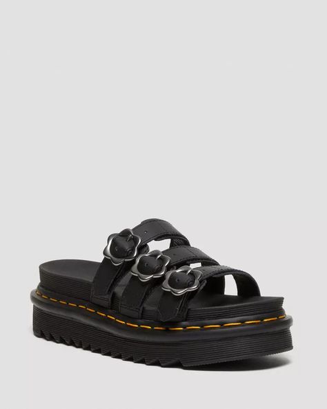 Women's Footwear | Boots, Shoes & Sandals | Dr. Martens Doc Martens Sandals, Jade Accessories, Dr Martens Blaire, Chelsea Boots Heel, Patent Boots, Milton Keynes, Leather Slide Sandals, Goodyear Welt, Leather Slides