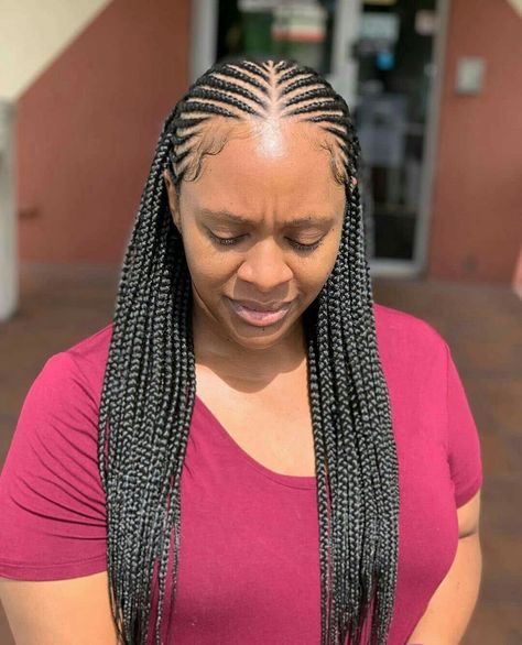 Feedin Braids, Lemonade Braids Hairstyles, Braided Hairstyles For Black Women Cornrows, Feed In Braids Hairstyles, African Hair Braiding Styles, Braided Cornrow Hairstyles, Braids Hairstyles Pictures, Protective Hairstyles Braids, Fulani Braids