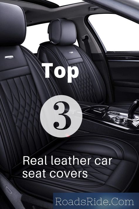 Top 3 real leather car seat covers for comfort long driving Seat Covers For The Car, Diy Seat Covers, Best Car Accessories, Car Interior Diy, Truck Seat Covers, Trail Boss, Car Sit, Girl Car, Luxury Car Interior