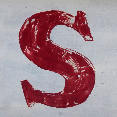 letter S by Leo Reynolds, via Flickr The Letter S, England Uk, Letter S, London England, England, London, Paint, Red