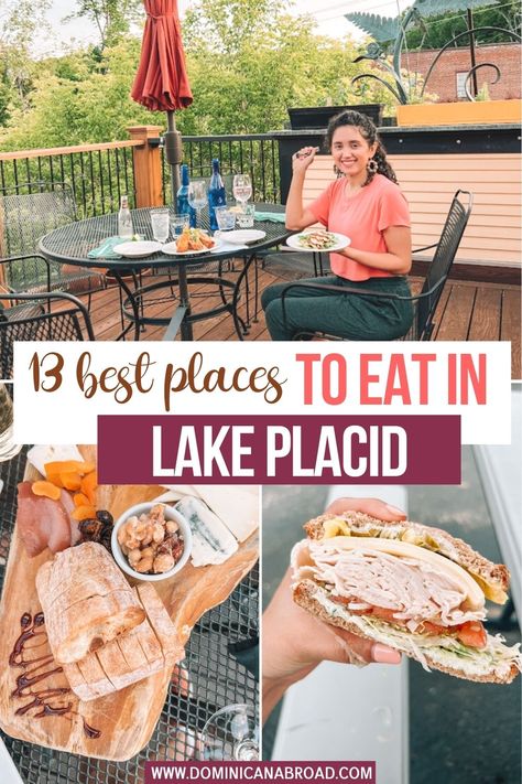 East Coast Travel Destinations, East Coast Vacation, Best Family Vacation Spots, Lake Placid New York, Lake Placid Ny, Ny Restaurants, Beach House Vacation, New England Road Trip, Family Vacation Spots